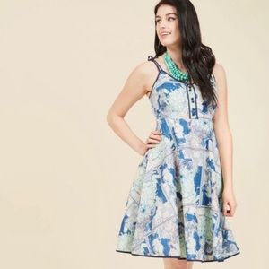 ModCloth Waving From The Waterfront Dress